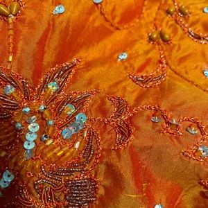 Beautiful mermaid langa (skirt) perfect for wedding events or formal functions.